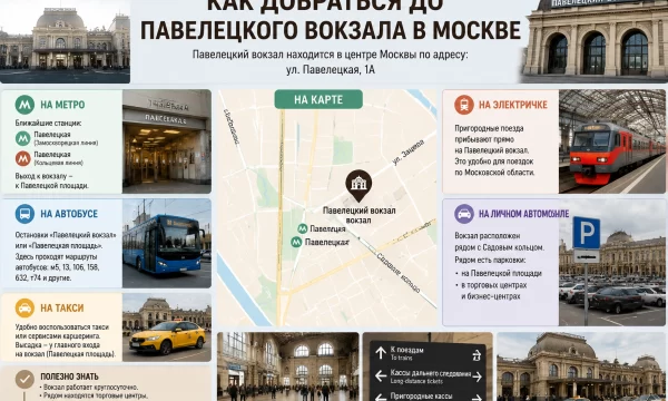 Как добраться до Павелецкого вокзала в Москве Как добраться до Павелецкого вокзала в Москве