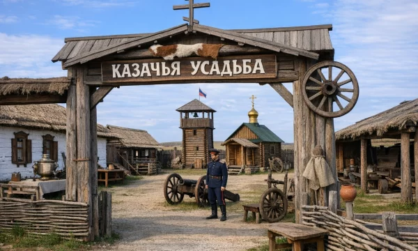 Этнографический музей «Казачья усадьба» в Аркаиме Этнографический музей «Казачья усадьба» в Аркаиме