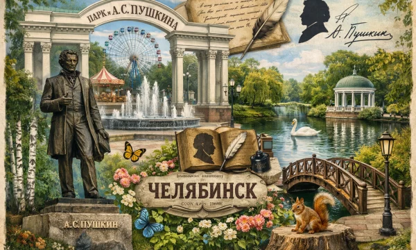 Парк Пушкина в городе Челябинске Парк Пушкина в городе Челябинске