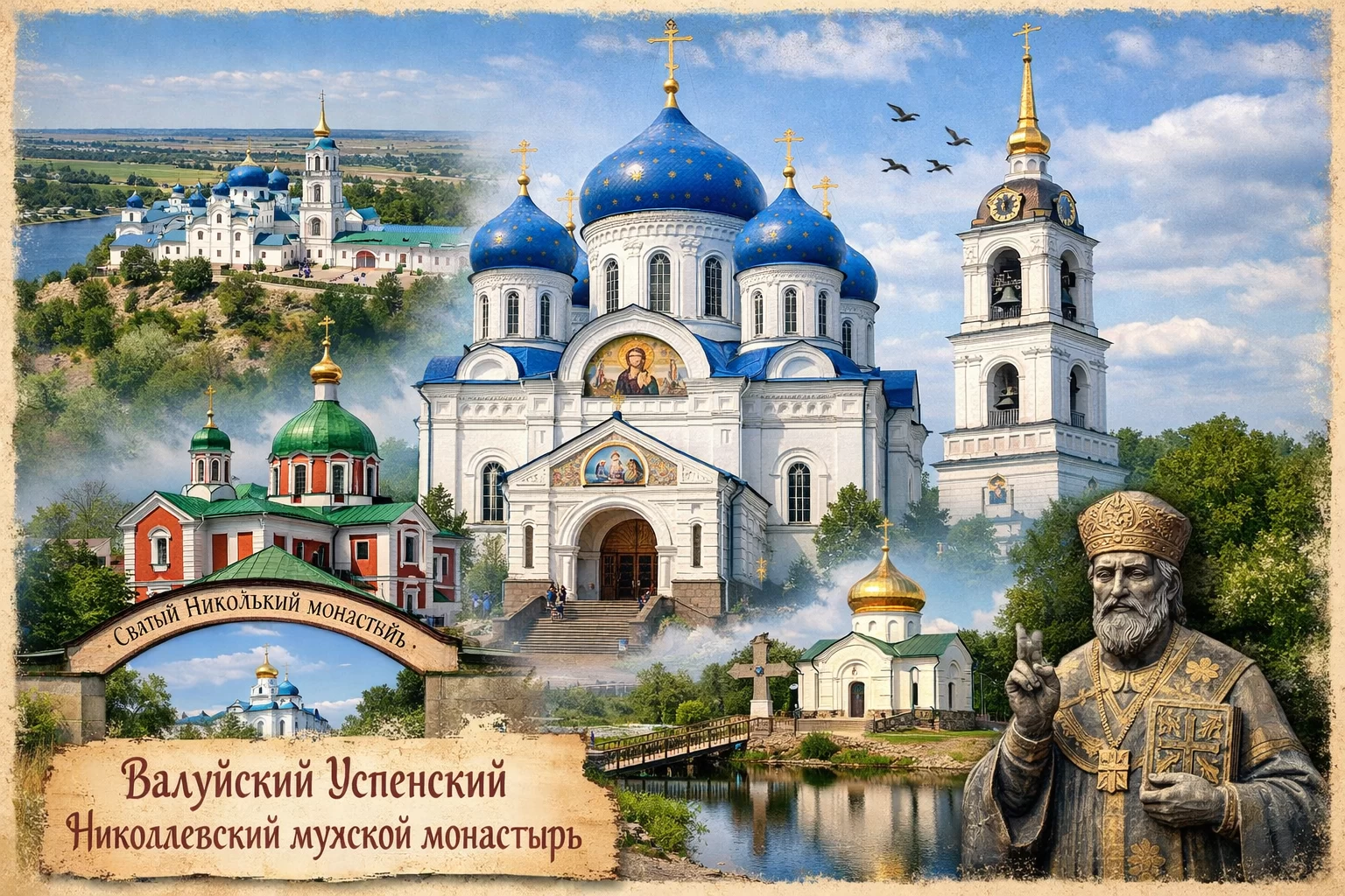 Валуйский Успенский Николаевский мужской монастырь Валуйский Успенский Николаевский мужской монастырь