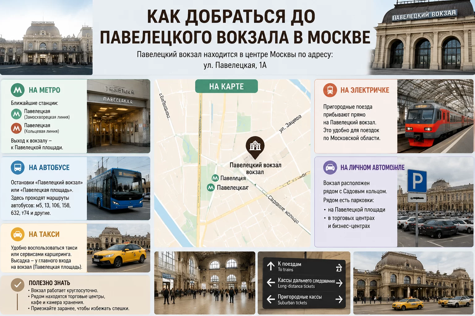 Как добраться до Павелецкого вокзала в Москве Как добраться до Павелецкого вокзала в Москве