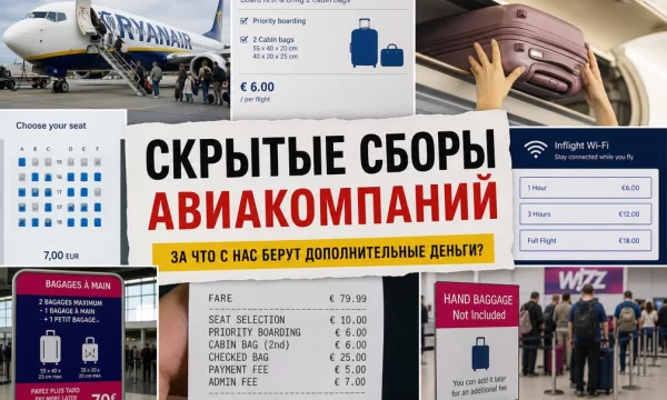 15 скрытых сборов авиакомпаний 15 скрытых сборов авиакомпаний